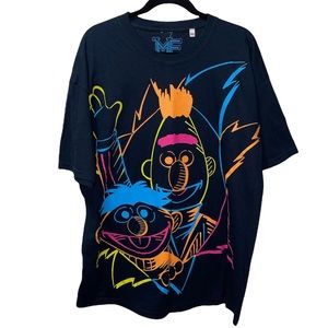 Vintage Sesame Street Bert & Ernie Neon Shirt